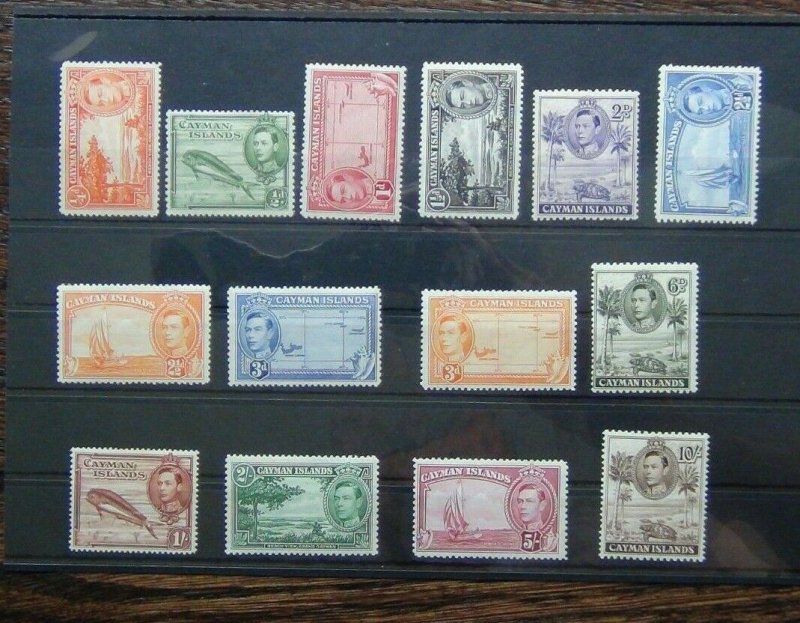 Cayman Islands 1938 - 1948 set to 10s MM