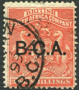 BRITISH CENTRAL AFRICA-1891-95 2/- Vermilion Sg 8 FINE USED V35986