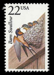 # 2286 MINT NEVER HINGED BARN SWALLOW XF+