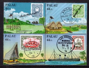 Palau C8a Stamp on Stamp MNH VF