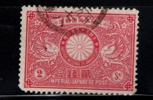 JAPAN  Scott 85 Used 1894 Imperial Crest stamp