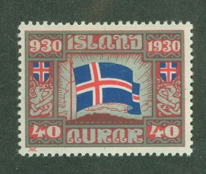 Iceland #161 Unused Single
