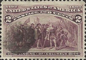 # 231 BROWN VIOLET USED LANDING OF COLUMBUS SCV-0.30