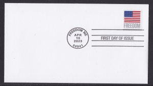 US 5787 Old Glory Freedom (from sheet of 20) CDS FDC 2023