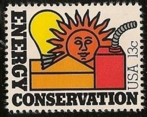 1977 Energy Development Single 13c Postage Stamp, Sc# 1723-1724, MNH, OG