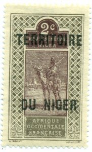 Niger 1921 #2 MH SCV(2022) = $0.25