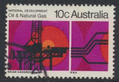 Australia  Sc# 486  Oil and Natural gas 1970   Used