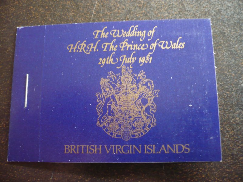 Stamps - British Virgin Islands - Scott# 406-408 - Mint Never Hinged Booklet