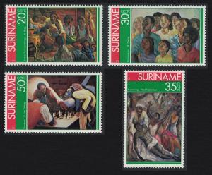 Suriname Paintings by Surinam Artists 4v SG#832-835