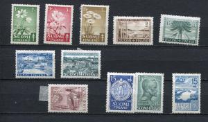 Finland 1949 Mi 365-9 / 372-377 MNH/MH 3757