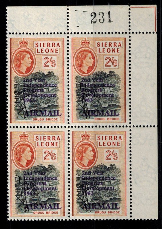 Sierra Leone C3 MNH Superb BLK Bright color