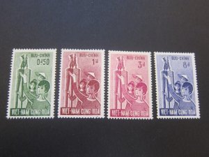 Vietnam 1963 Sc 203-06 set MH