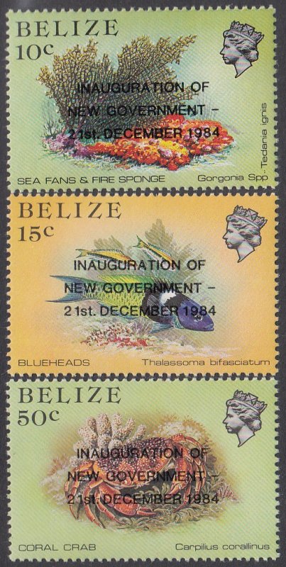 Belize 762A-762C MNH CV $7.25