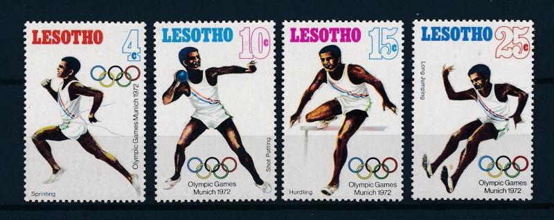 [55459] Lesotho 1972 Olympic games Munich Athletics MNH