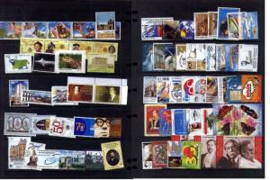 Uruguay MNH stamp collection complete year set 2001 to 2009 Catalog value $1350 