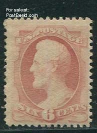 United States of America 1870, 6c Carmine, MNH, MNH