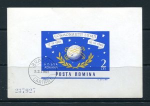 Romania 1964 Mi  Block 56 Used/CTO Original Gum Space 8751