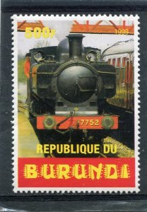 Burundi 1999 TRAIN & LOCOMOTIVE Stamp Perforated Mint (NH)