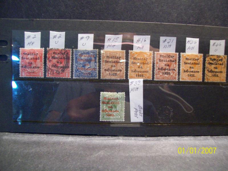 IRELAND STAMP LOT