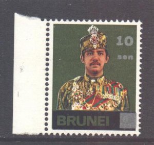 Brunei Scott 225 - SG263, 1976 Sultan 10c on 6c MH*