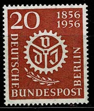 Berlin 1956, Scott# 9N141 MNH cv 4.50