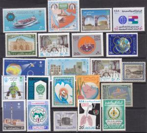 Collection LOT OF  SET AND SINGLE STAMP  From SAUDI ARABIA,    All MNH