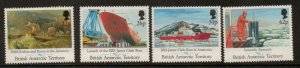 BRITISH ANTARCTIC TERR. SG200/3 1991 VOYAGE OF JAMES CLARK ROSS MNH 