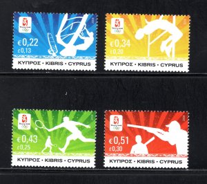 Cyprus, SC# 1097-1100,   VF, MNH, 2008 Beijing Olympics, CV $4.75 ...... 1580376