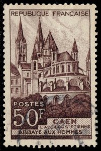 France #674 Abbaye aux Hommes; Used