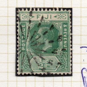 Fiji 1912-23 Early Issue Fine Used 1/2d.  POSTMARK 029881