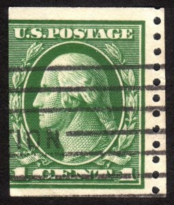 1914, US 1c, Washington, Used Sc 443