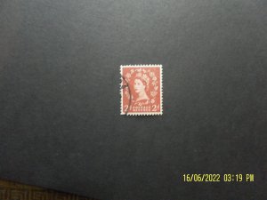 GB ---- 1955  2d postage revenue Queen Elizabeth II, used, franked, VG,