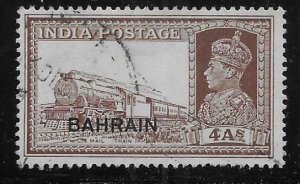 Bahrain 28 4a King George VI single Used 2023 Scott c.v. $95
