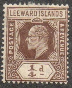 Leeward Islands Sc #41 Mint Hinged