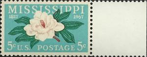 # 1337 MINT NEVER HINGED MISSISSIPPI STATEHOOD 150TH ANNIV.