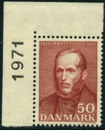 Denmark 425 MNH - Christen Kold