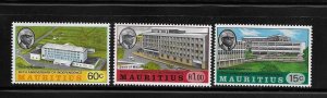 Mauritius 1973 Independence University Bank Tea development Sc 399-401 MNH A240