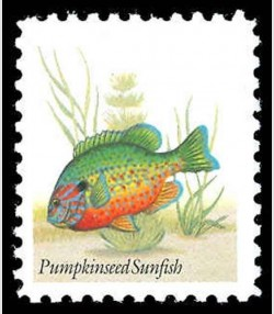 U.S.#2481 Sunfish 45c Single, MNH.