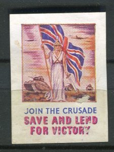 BRITAIN; Early 1900s Britania WWII Propaganda issue Mint special value