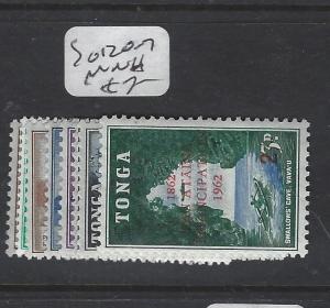 TONGA (P0605B)  SURCH SG 120-7  MNH