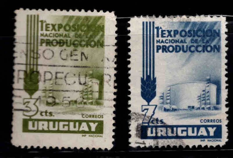 Uruguay Scott 622-623 used stamp