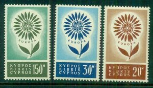 CYPRUS #244-6, Mint Never Hinged, Scott $32.25