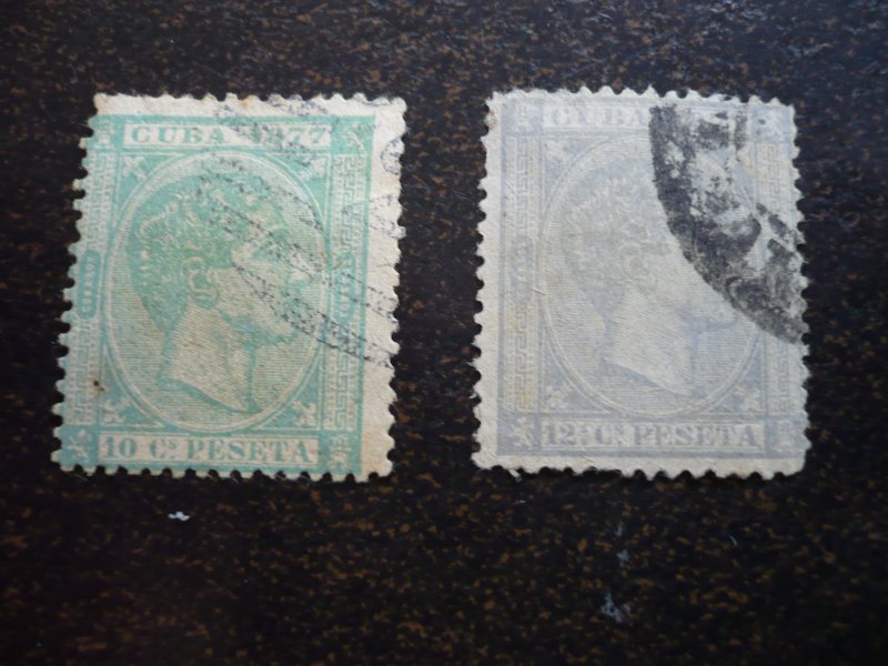 Stamps - Cuba - Scott# 71-74 - Used Partial Set of 4 Stamps