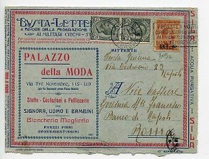 BLP Cent. 20 n. 7 on cover (17 Lazio) circulated