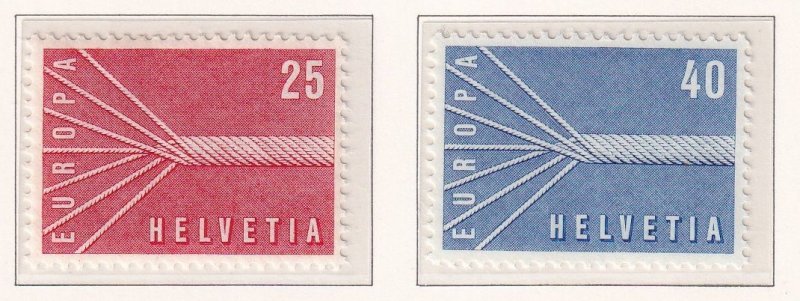 Switzerland   #363-364  MNH 1957 Europa