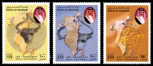 Bahrain 2000 Scott #535-537 Mint Never Hinged