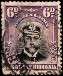 Southern Rhodesia #7, Incomplete Set, 1924-1930, Used