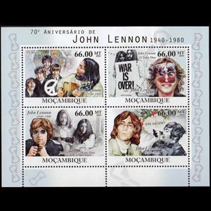 MOZAMBIQUE 2010 - Scott# 2103 S/S Singer John Lennon NH