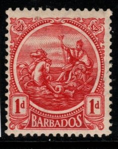 BARBADOS SG220 1921 1d RED MTD MINT