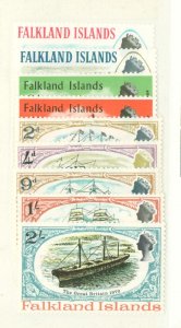 Falkland Islands #180-1/184-5/192-6  Single (Complete Set)